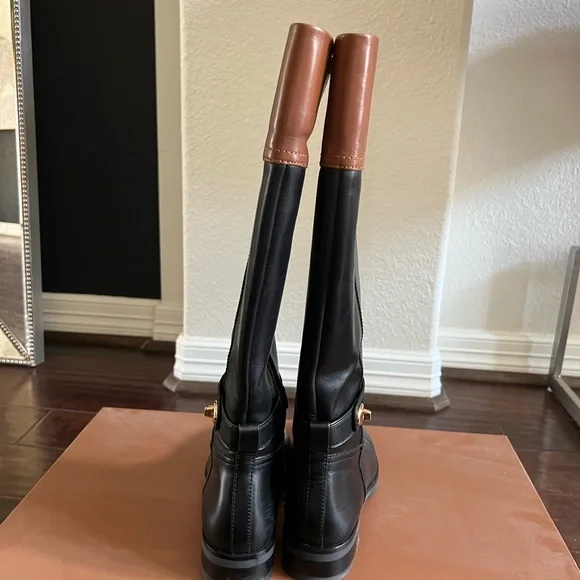 Black Coach boots USW 8 - Picture 8 of 12